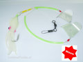 B2 Squid sleppe 12 cm Triple-Glow met 2x luminous buzzblade